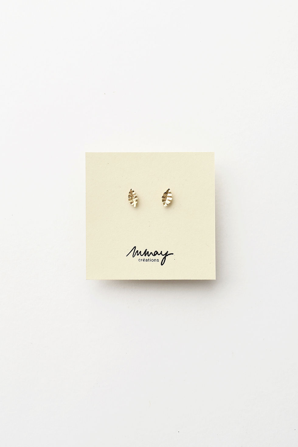 Miniature : Éclat du jour - Boucles d'oreilles - Feuille puce