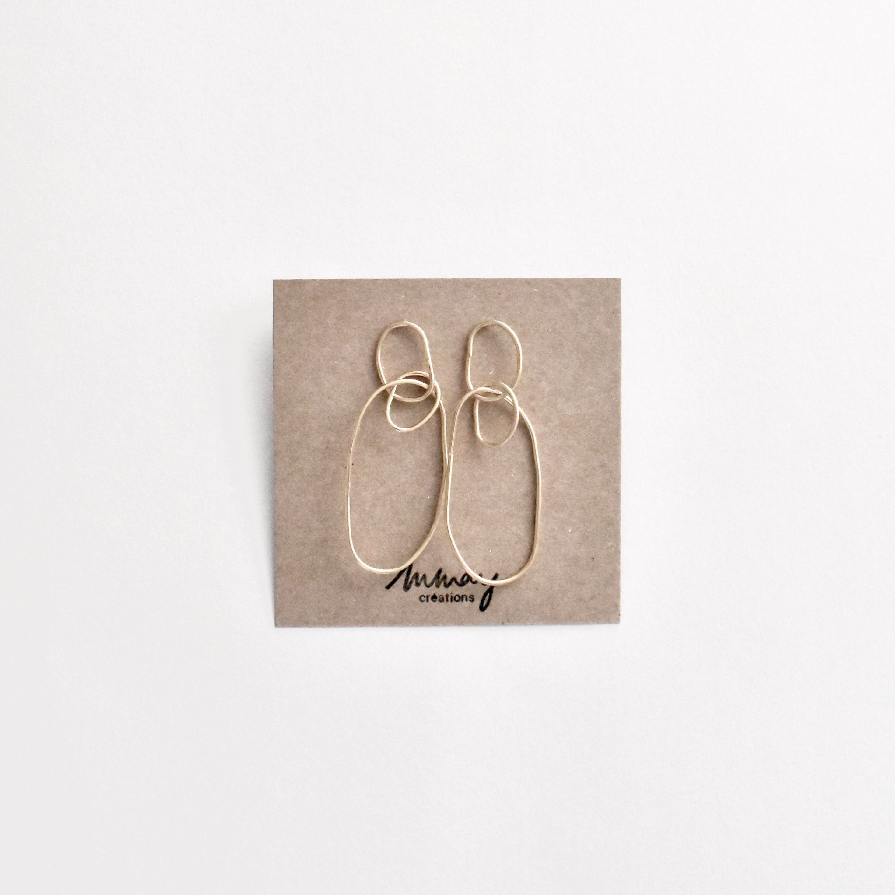 Volute - Boucles d'oreilles- Courbe 3L