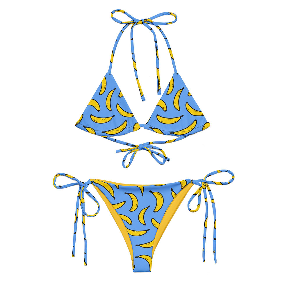 Blue Banana recycled string bikini