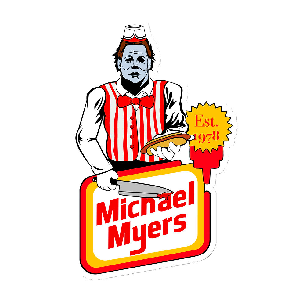 Michaels Horror Hot Dogs Sticker
