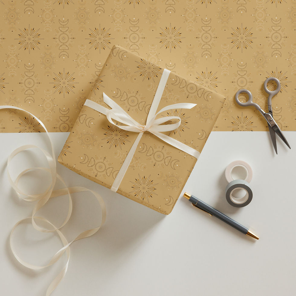 Thumbnail: My Moon and Stars Wrapping paper sheets