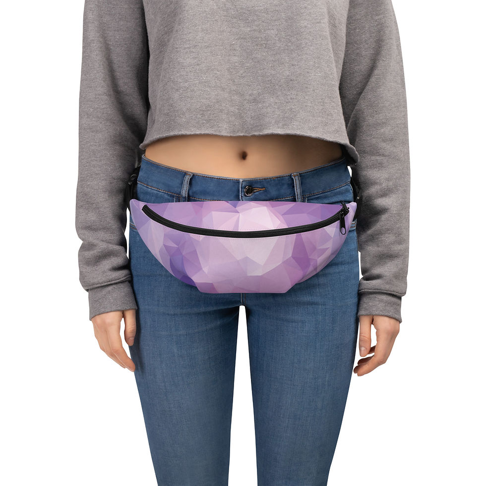 Thumbnail: Purple Abstract Fanny Pack