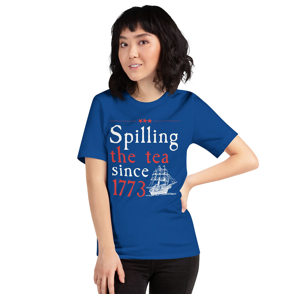 Thumbnail: Spilling The Tea Since 1773 Unisex T-shirt