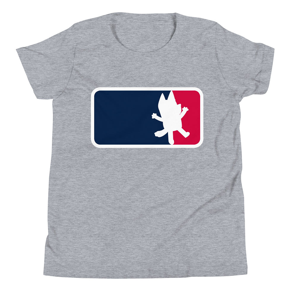 Thumbnail: Blue Heeler Baseball Crossover Youth T-shirt