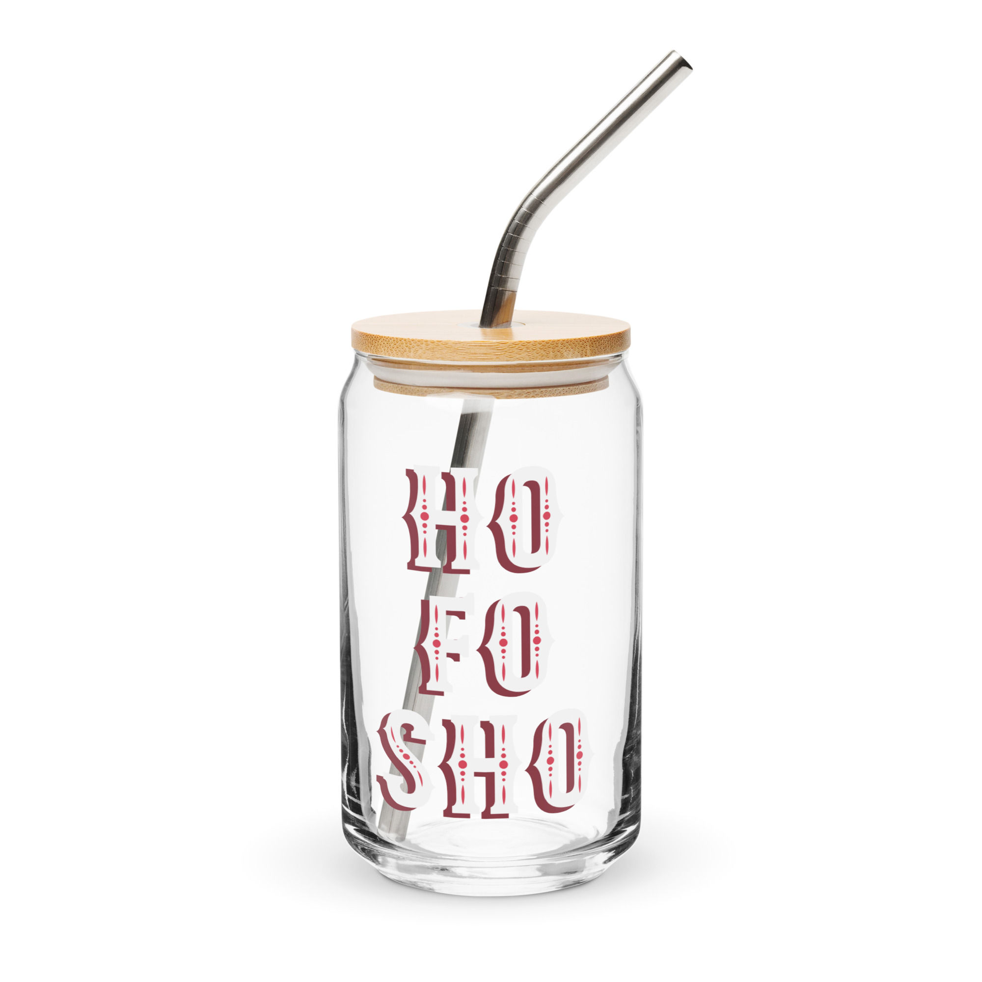 Ho Fo Sho Can-shaped glass
