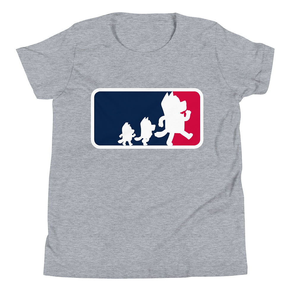 Thumbnail: Follow The Heeler Baseball Crossover Youth T-shirt
