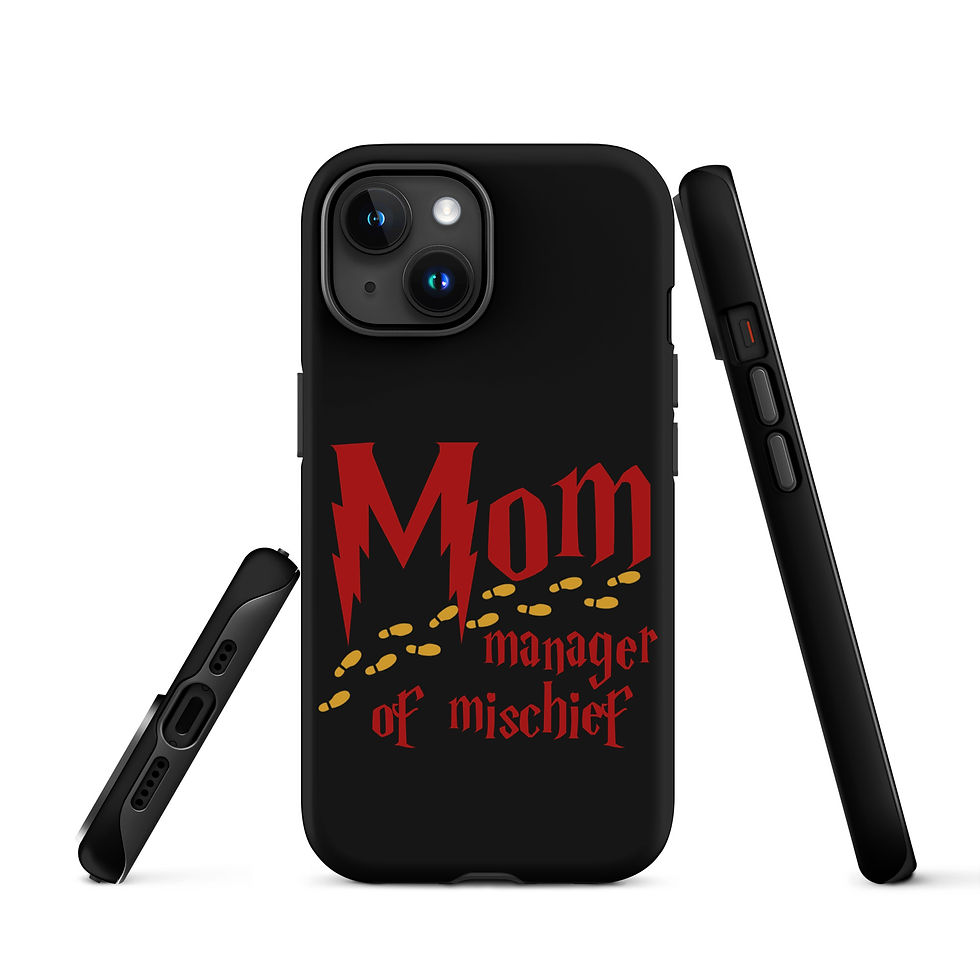 Thumbnail: Mom Manager of Mischief Hogwarts Gryffindor Tough Case for iPhone®