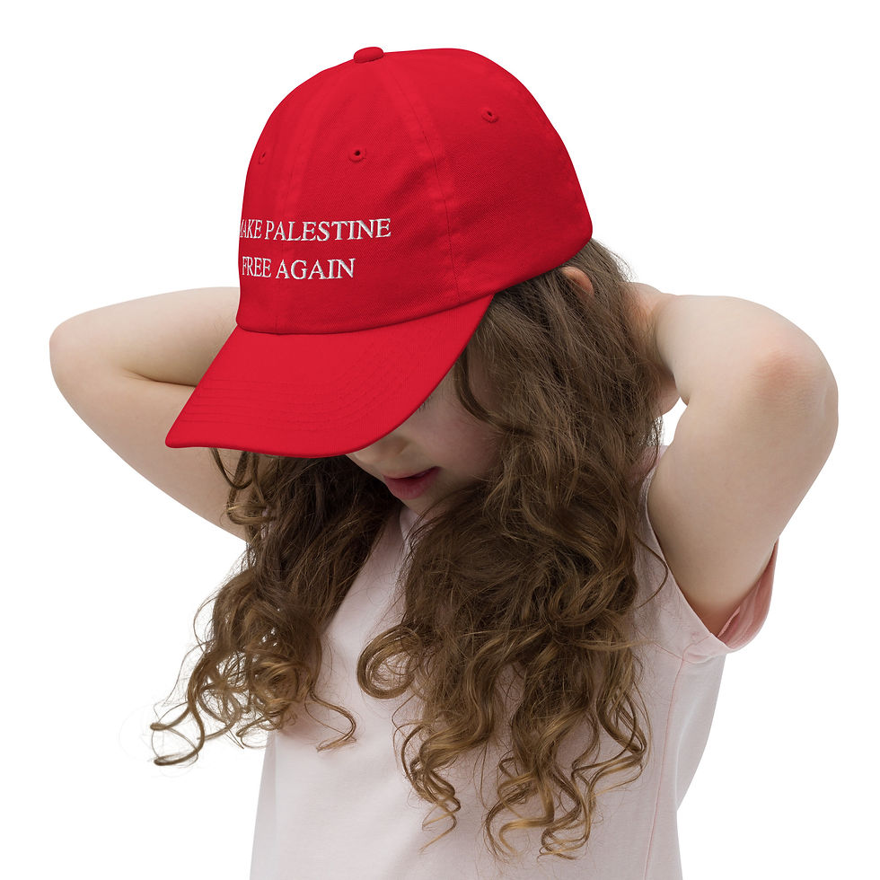 Thumbnail: Make Palestine Free Again Youth Baseball Cap