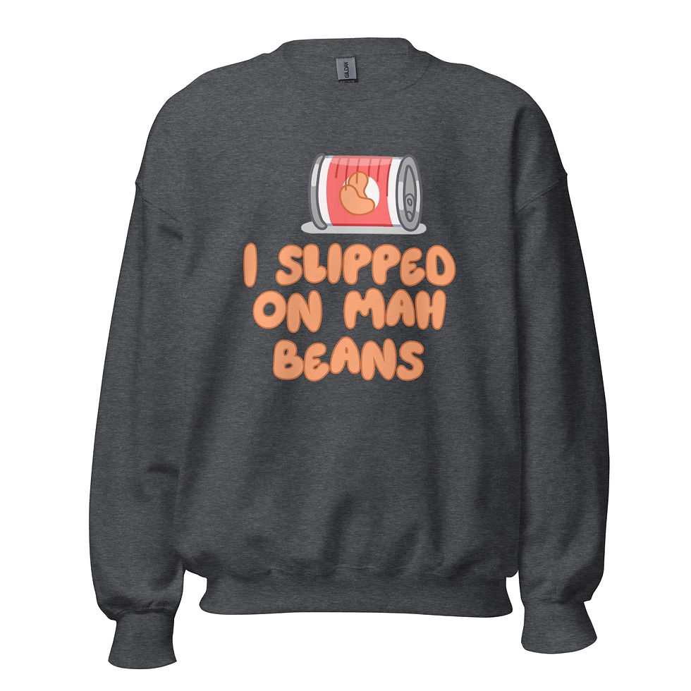 Thumbnail: I Slipped On Mah Beans Unisex Grannies Crewneck Sweatshirt