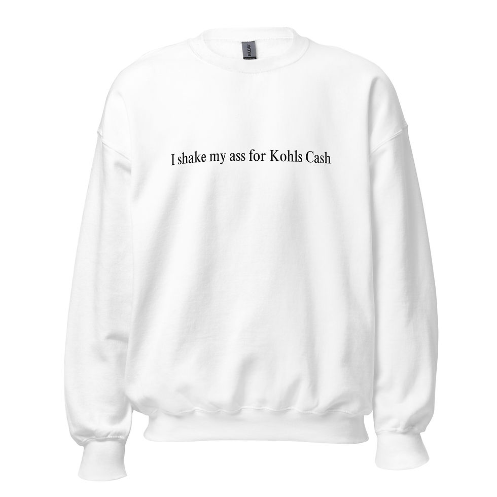 Thumbnail: Kohls Cash Unisex Crewneck Sweatshirt