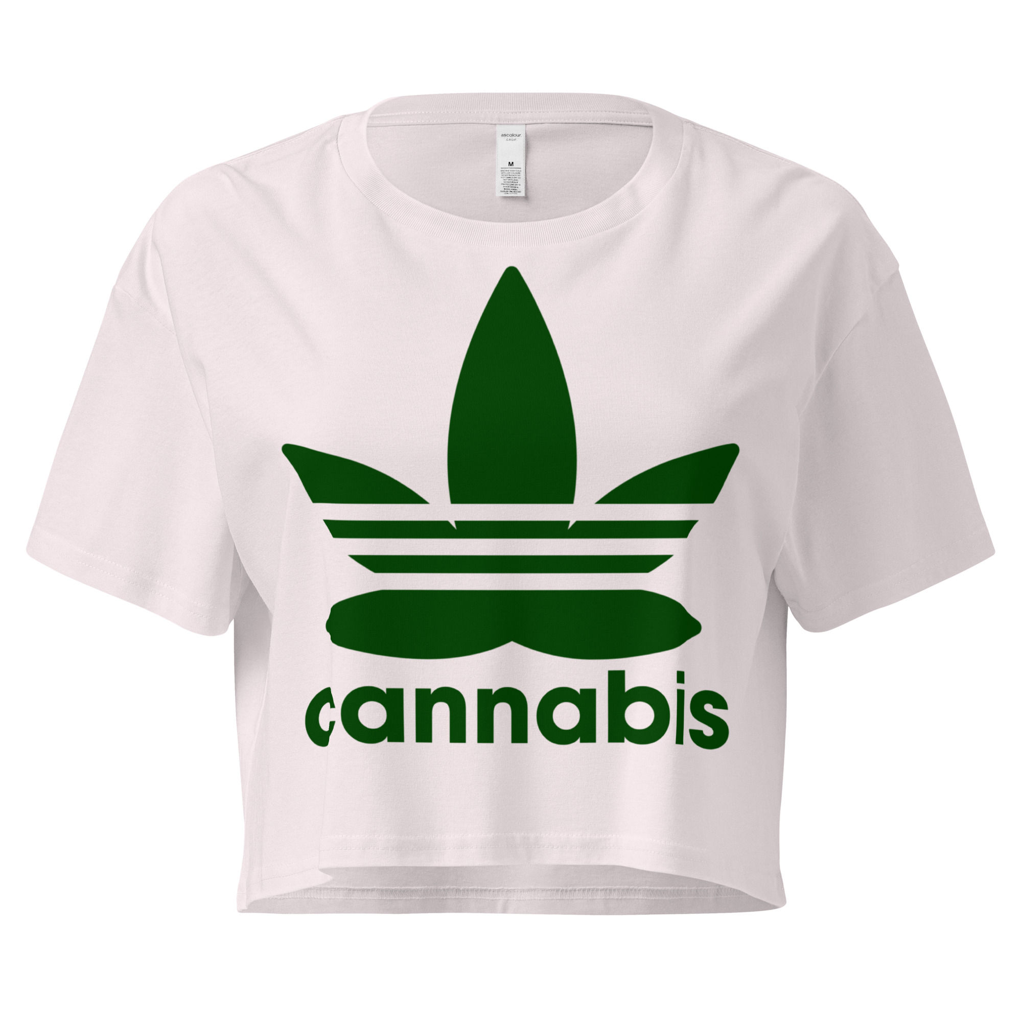 Cannabis Sport Crossover Women’s Athletic Crop Top