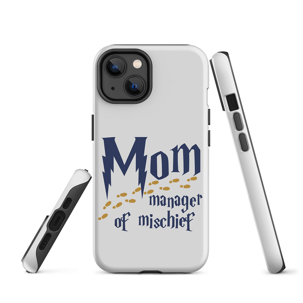 Thumbnail: Mom Manager of Mischief Hogwarts Ravenclaw Tough Case for iPhone®