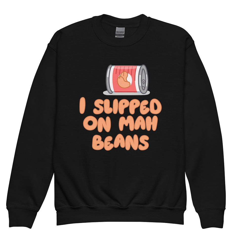 Thumbnail: I Slipped On Mah Beans Youth Grannies Crewneck Sweatshirt