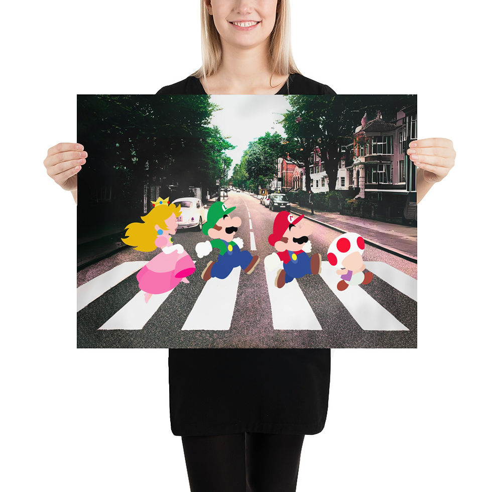 Thumbnail: Rain-bowey Road Poster