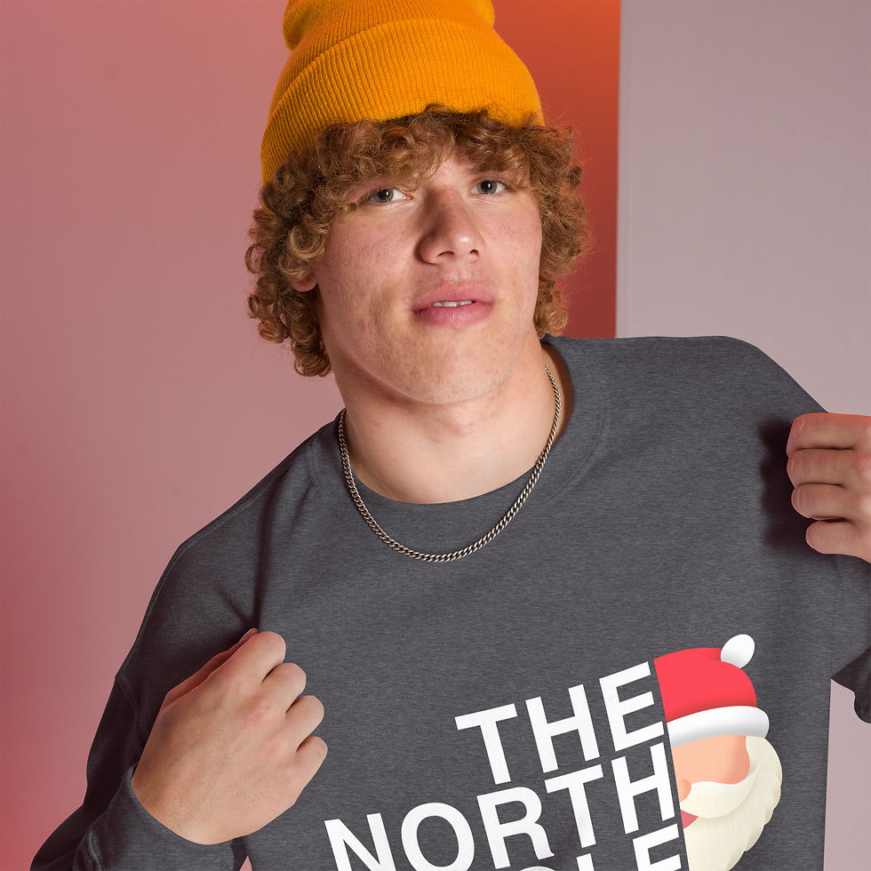 Thumbnail: The North Pole Unisex Crewneck Sweatshirt
