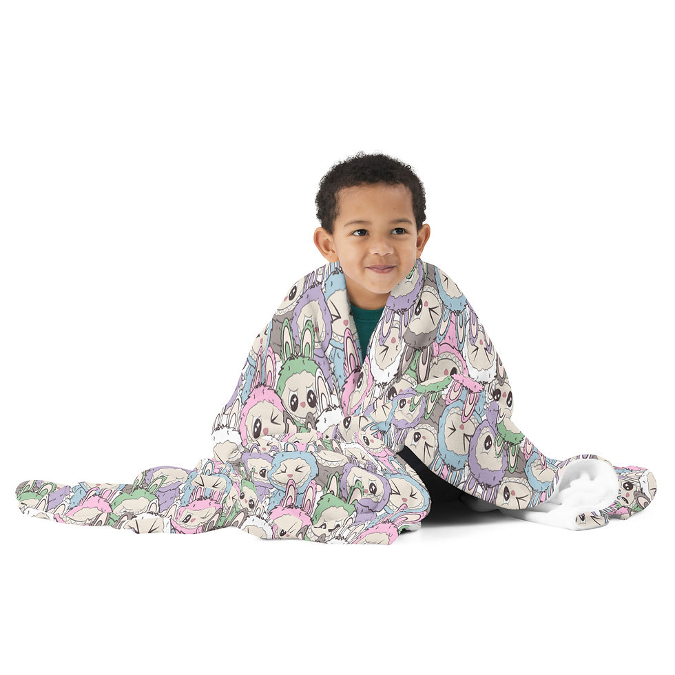 Thumbnail: Labubu Clan Throw Blanket