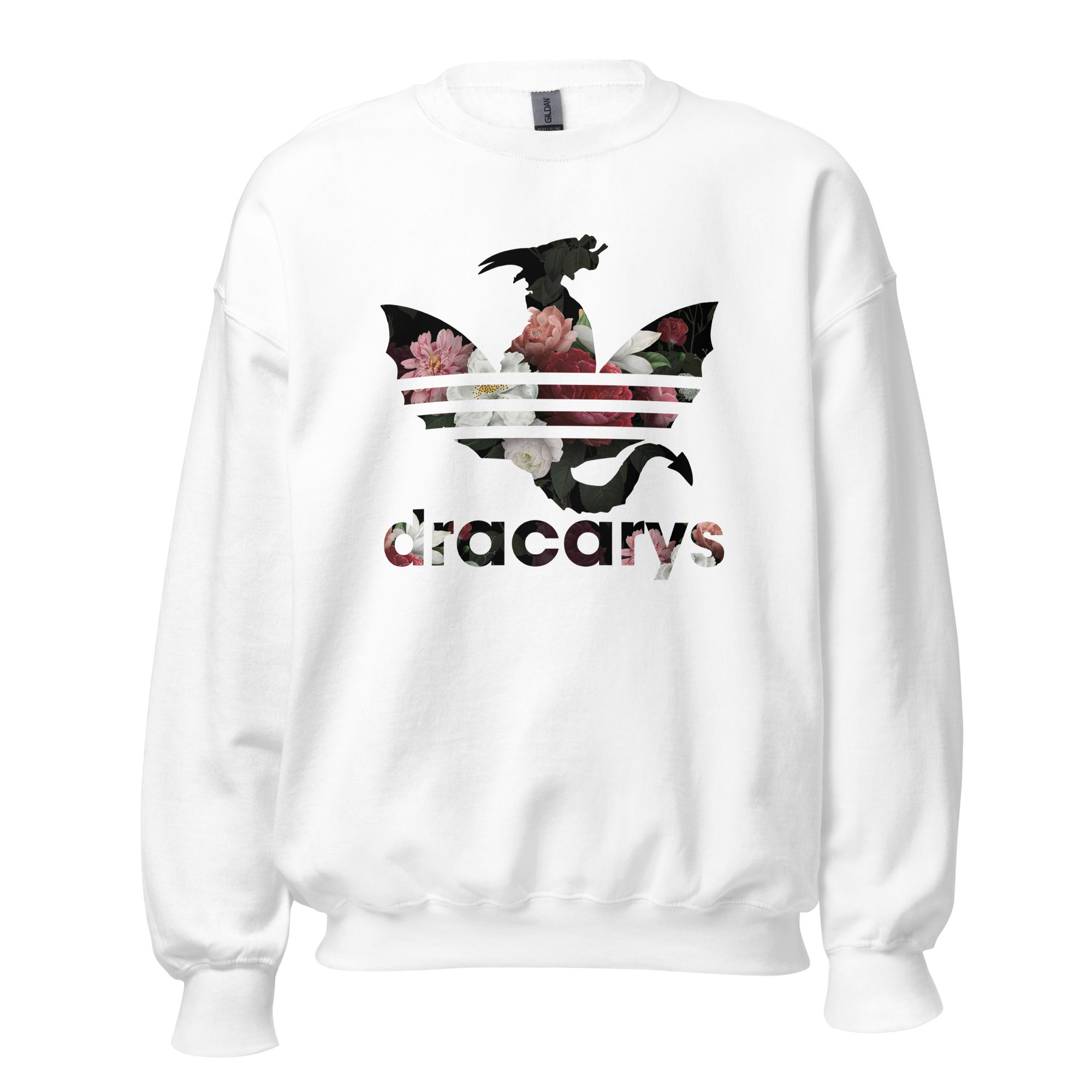Dracarys Floral House of Dragon Unisex Crewneck Sweatshirt