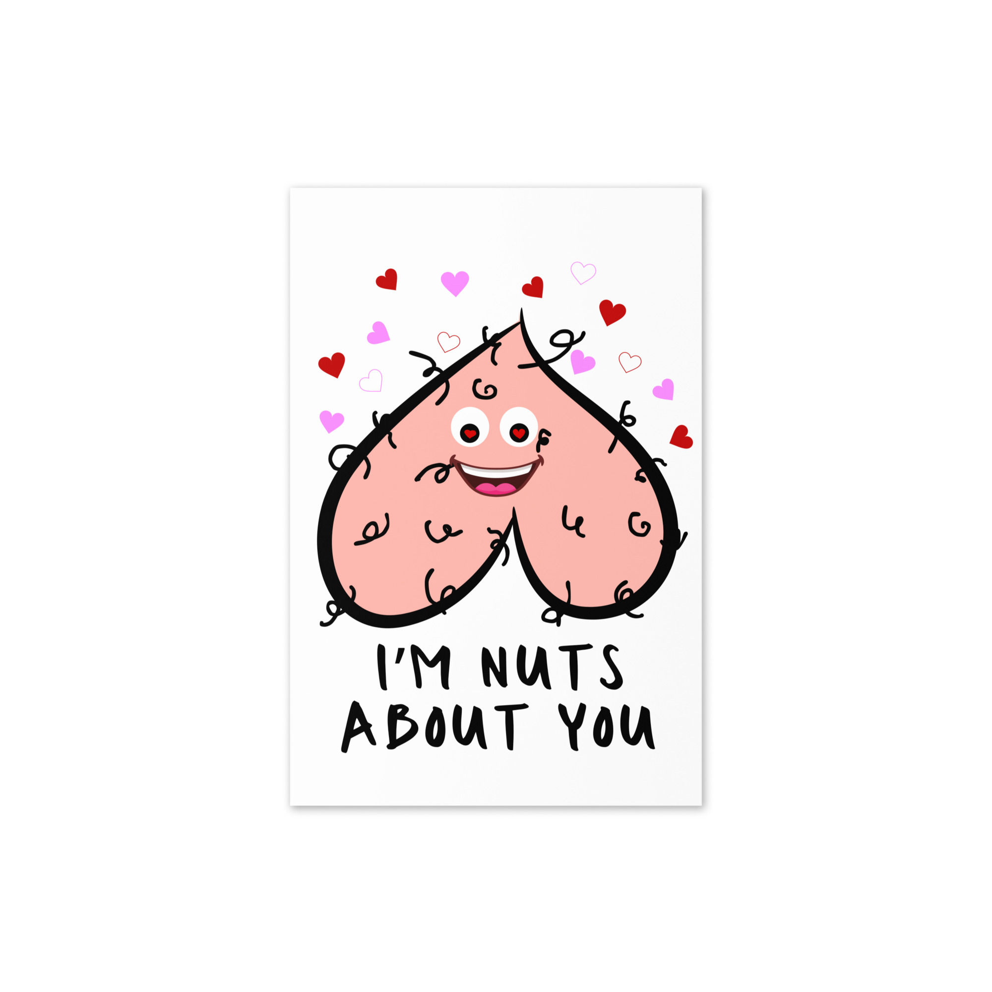 I’m Nuts About You - Blank Greeting card