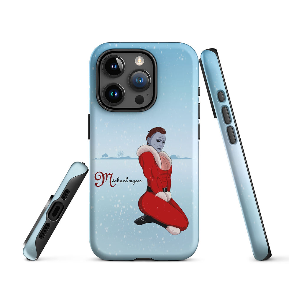 Thumbnail: All I Want For Christmas Horror Tough Case for iPhone®