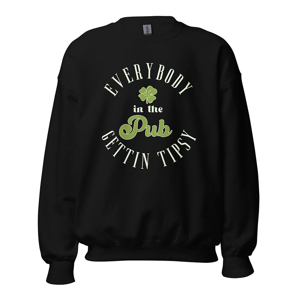 Thumbnail: Everybody In The Pub Gettin Tipsy Unisex Crewneck Sweatshirt