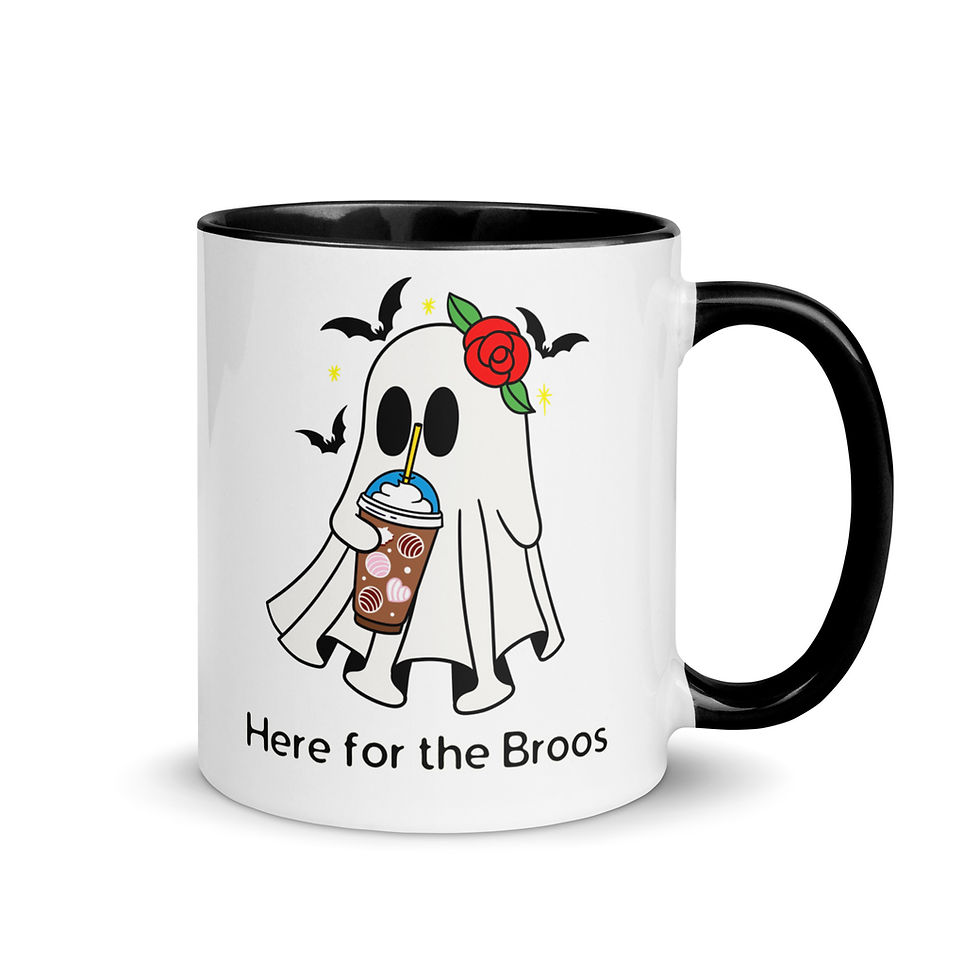 Thumbnail: Here For The Broos Coffee Mug with Color Inside