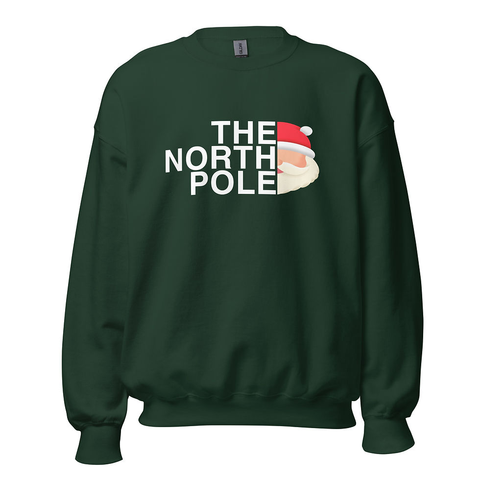 Thumbnail: The North Pole Unisex Crewneck Sweatshirt