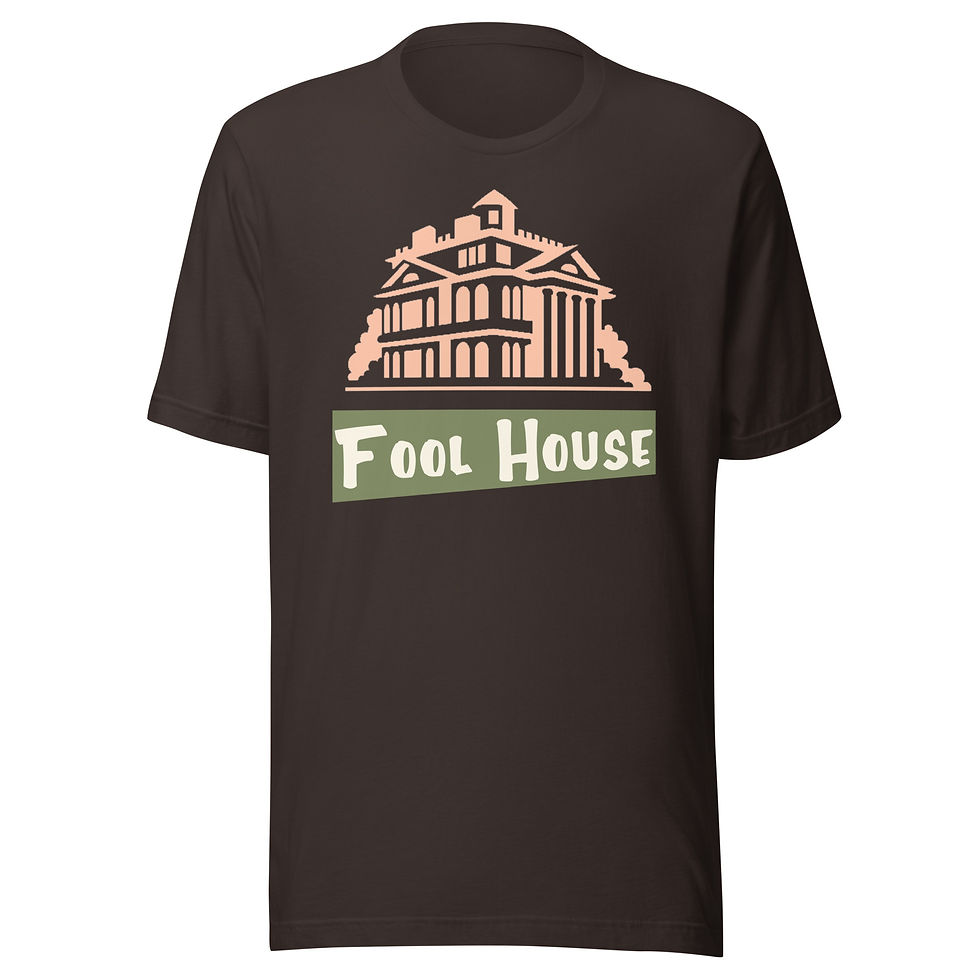 Thumbnail: Fool House Unisex Haunted T-shirt
