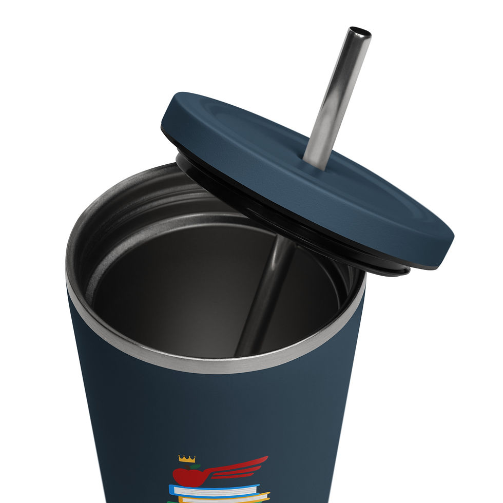 Thumbnail: Teacher Drinkware Crossover - Insulated Tumbler with straw