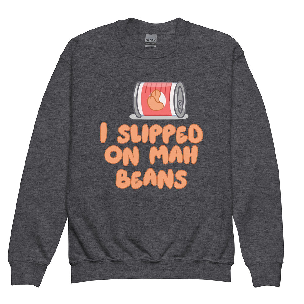 Thumbnail: I Slipped On Mah Beans Youth Grannies Crewneck Sweatshirt