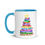 Thumbnail: Crayon Tree Coffee Mug with Color Inside