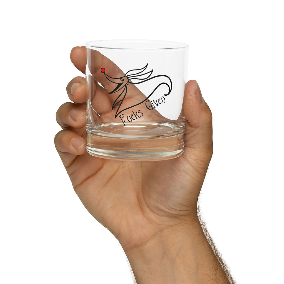 Thumbnail: Zero F*cks Rocks glass