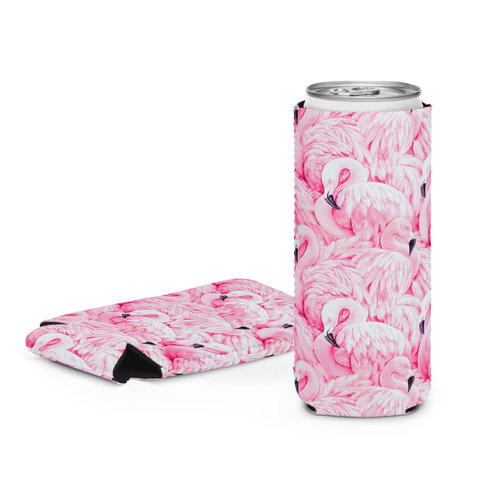 Party Like A Flockstar Flamingo Can cooler