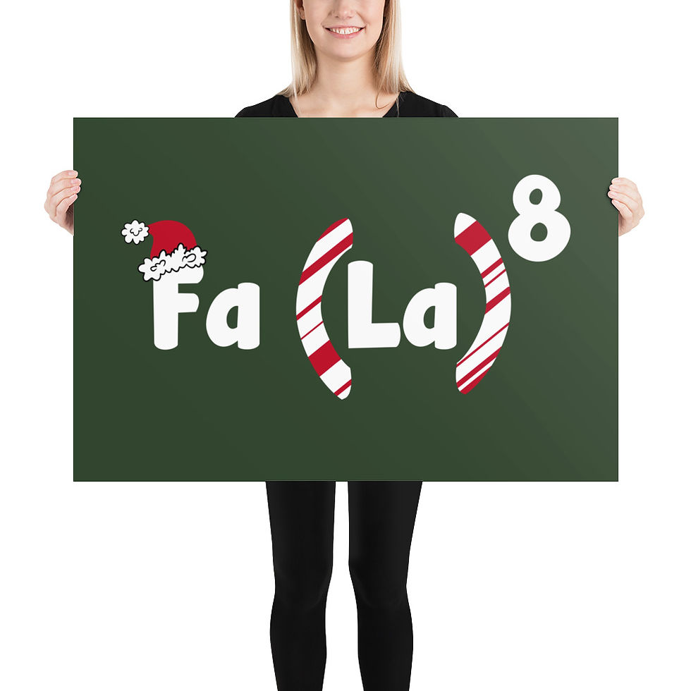 Thumbnail: Algebra Fa La La Poster