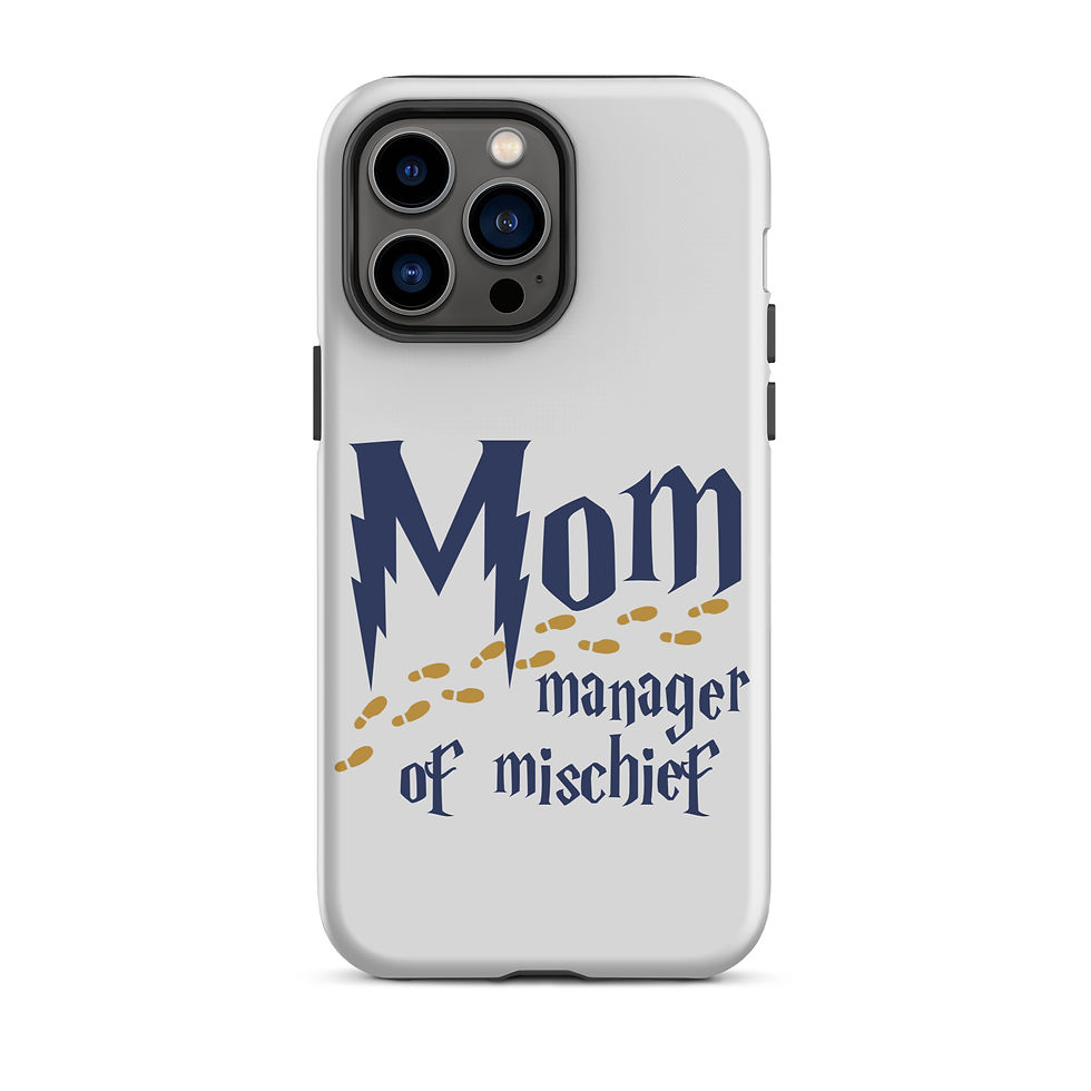 Thumbnail: Mom Manager of Mischief Hogwarts Ravenclaw Tough Case for iPhone®