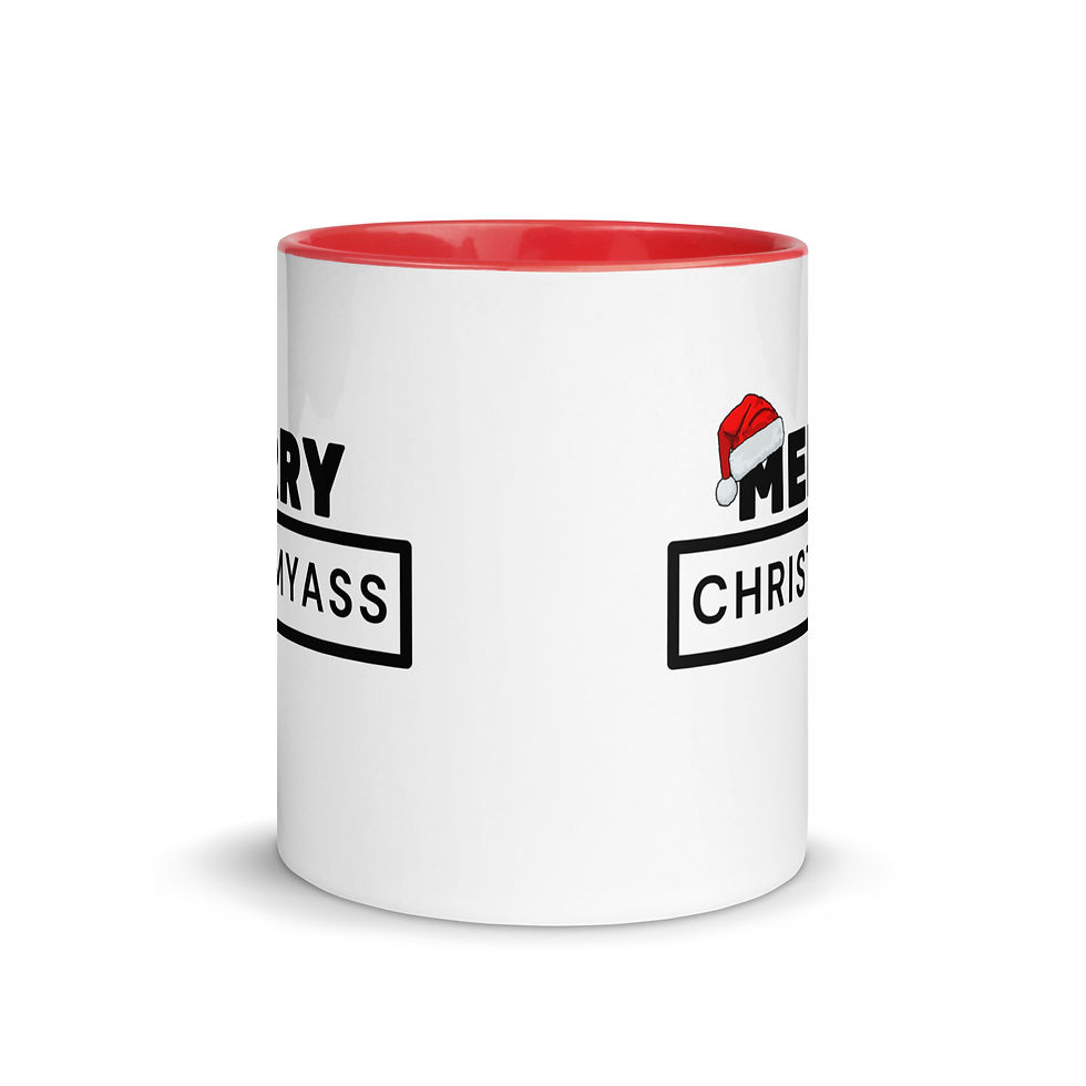 Thumbnail: Merry ChristMyAss Coffee Mug with Color Inside