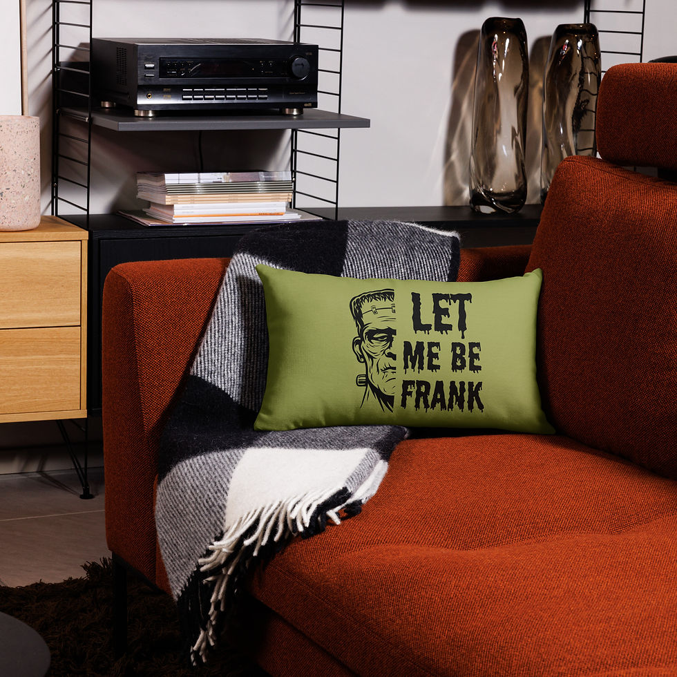 Thumbnail: Let Me Be Frank Premium Throw Pillow Cover