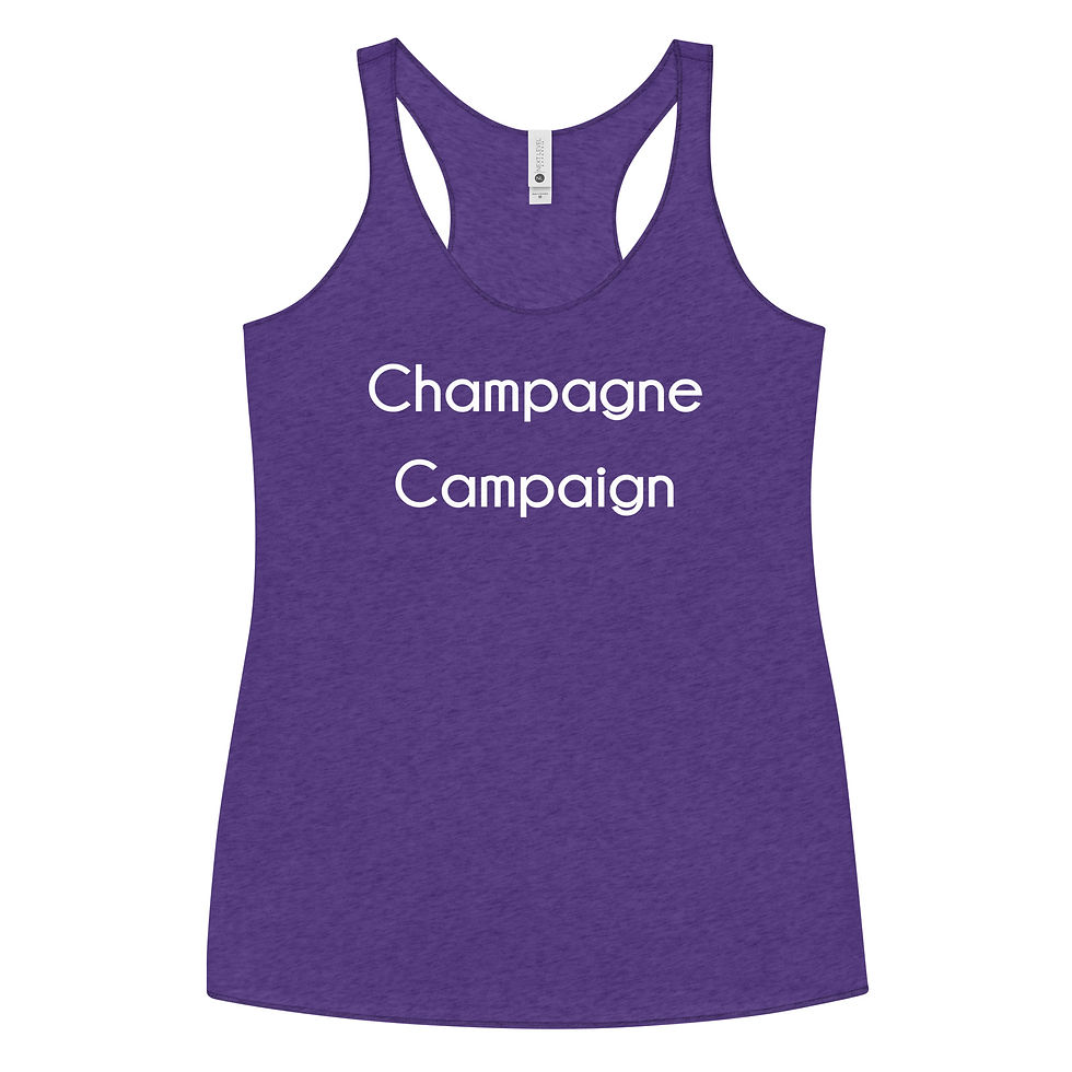 Thumbnail: Champagne Campaign Women's Racerback Tank
