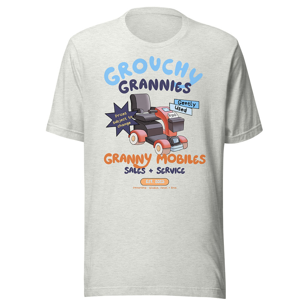 Thumbnail: Grouchy Granny Mobiles Unisex T-Shirt