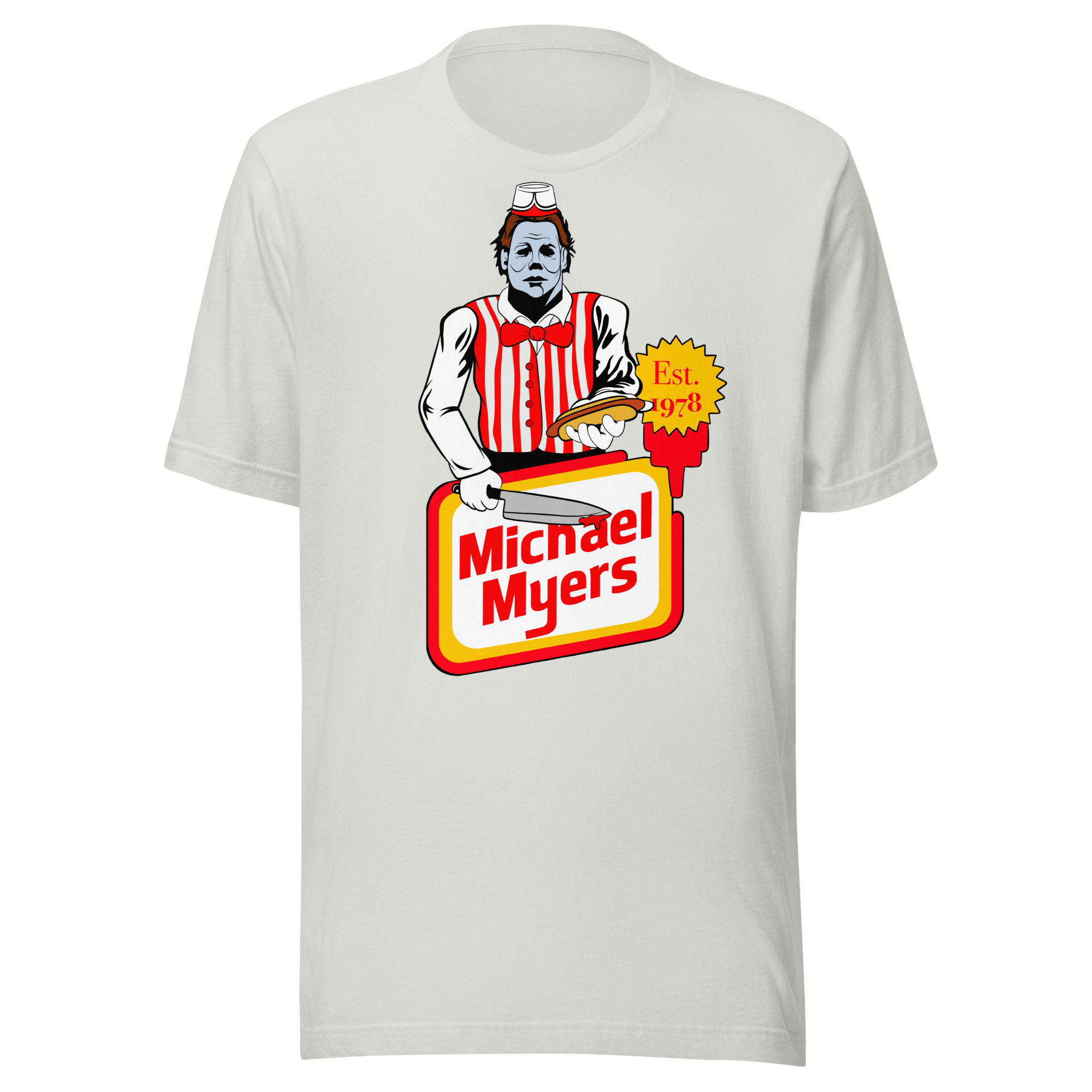 Horror villain foodie crossover tshirt