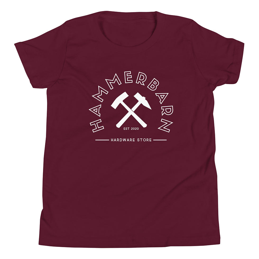 Thumbnail: Hammerbarn Hardware Store Youth Short Sleeve T-shirt