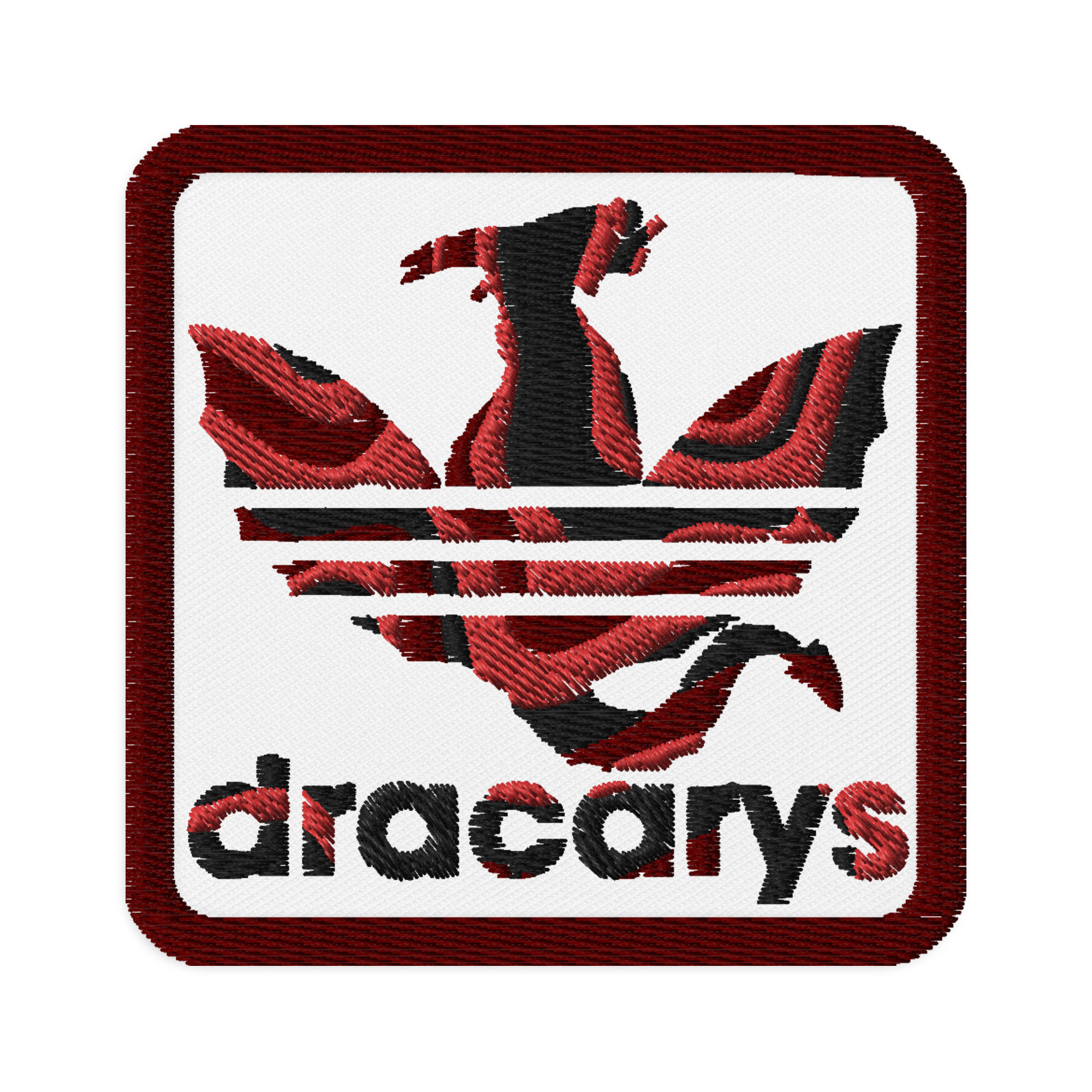 Dracarys House of Dragon Reds vs Greens Embroidered Patch