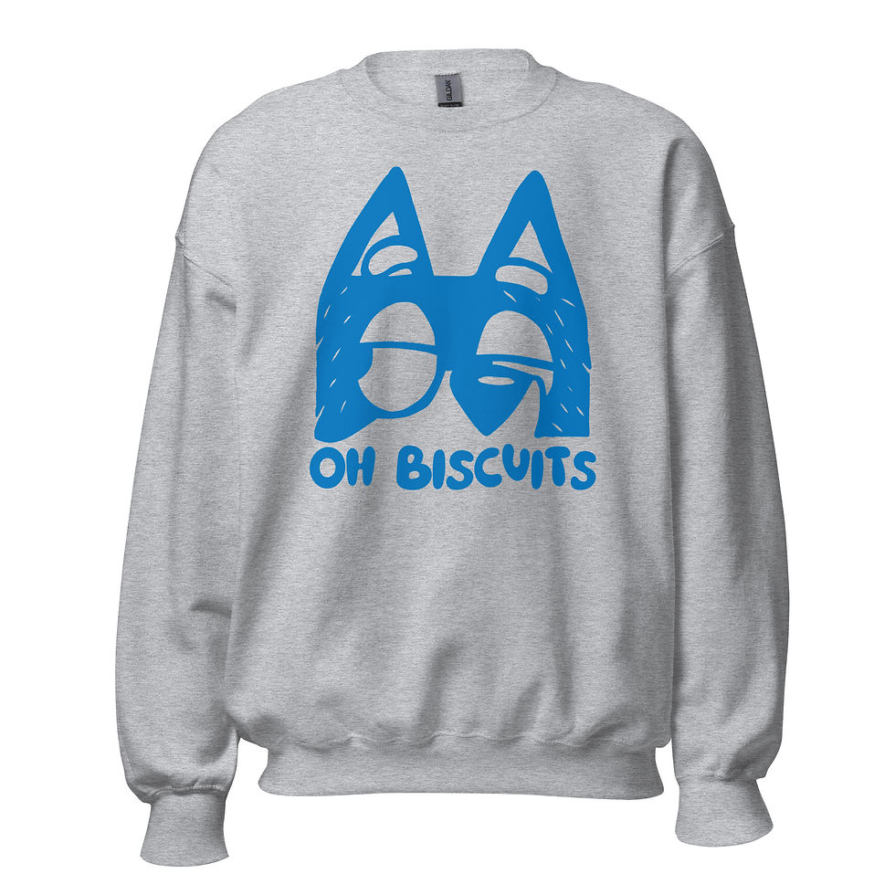 Thumbnail: Oh Biscuits! Unisex Crewneck Sweatshirt