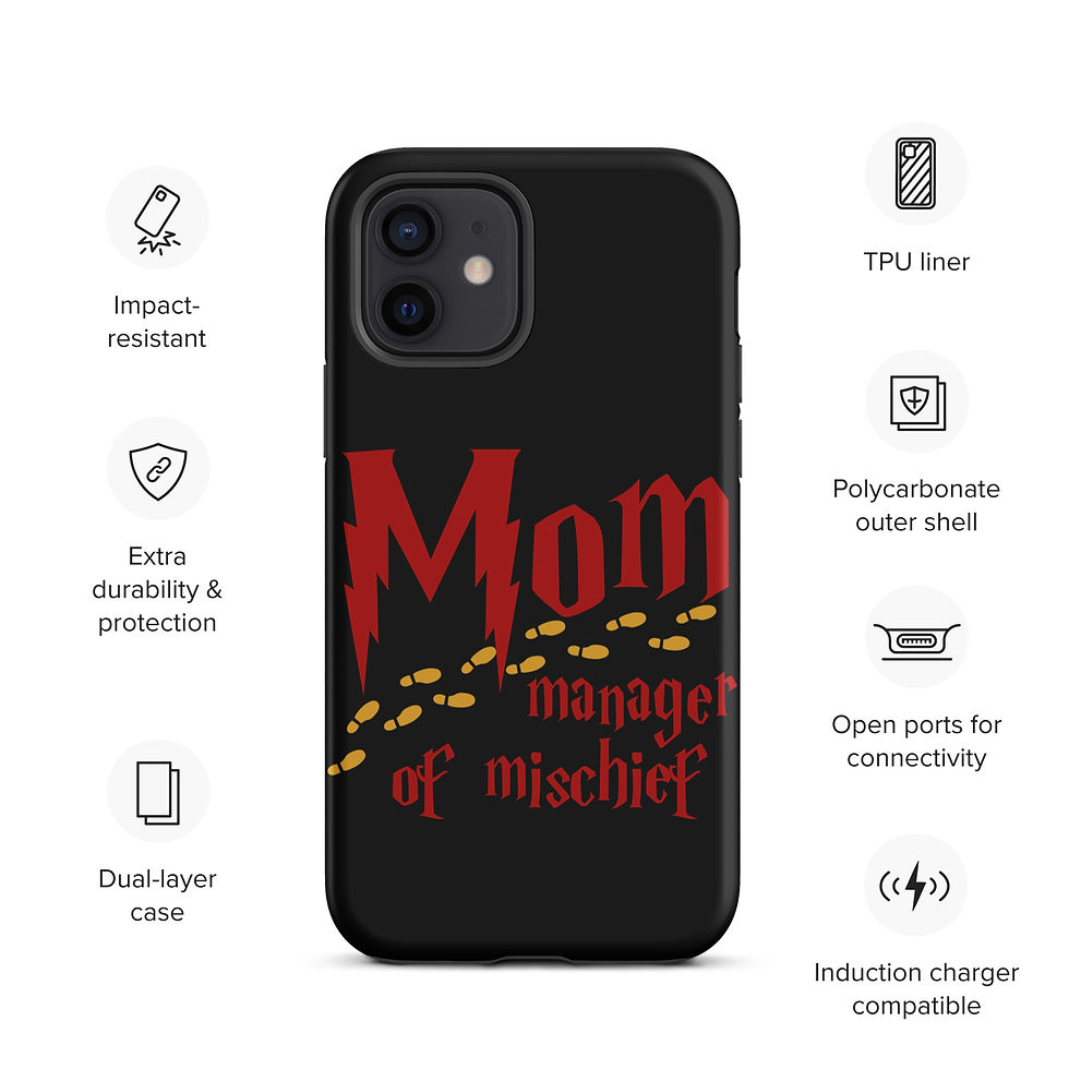 Thumbnail: Mom Manager of Mischief Hogwarts Gryffindor Tough Case for iPhone®