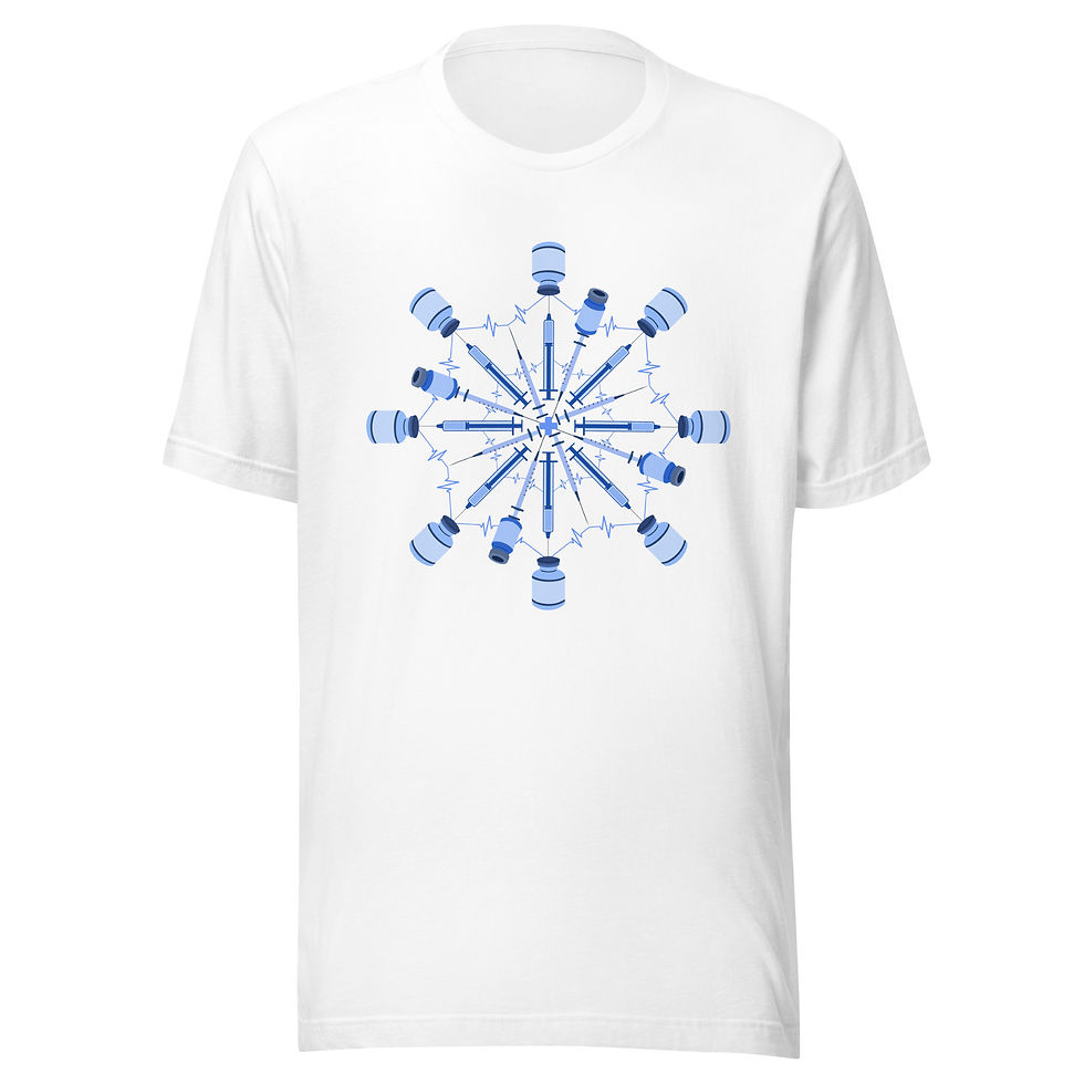 Thumbnail: Injectables Snowflake Unisex T-shirt