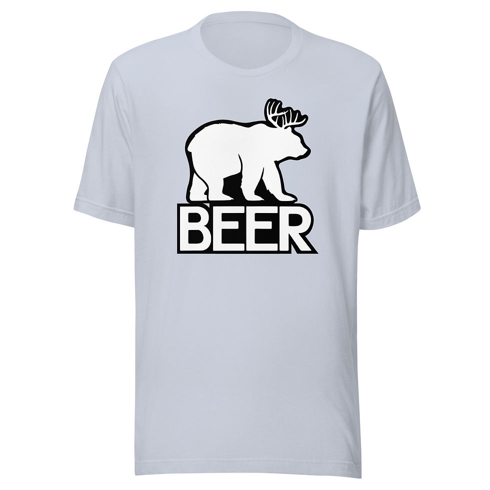 Thumbnail: Beer Bear Crossover Unisex T-shirt