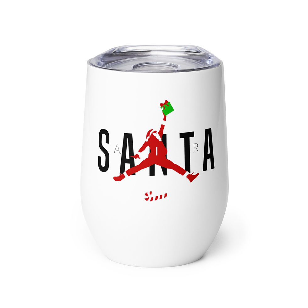 Air Santa Wine tumbler