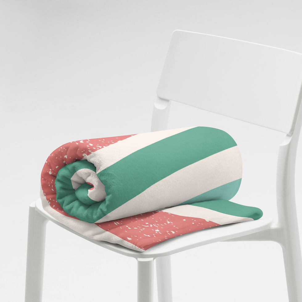 Thumbnail: Boho Swirl Throw Blanket