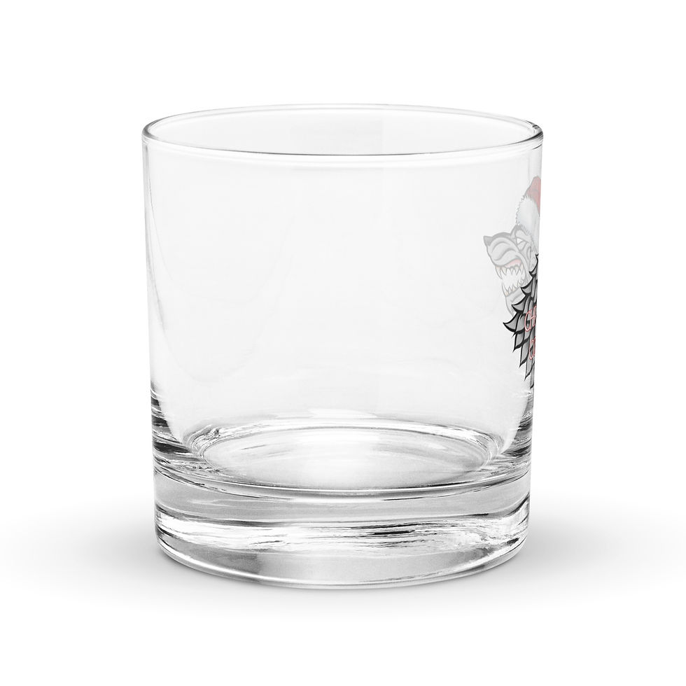 Thumbnail: Christmas Is Coming Rocks glass
