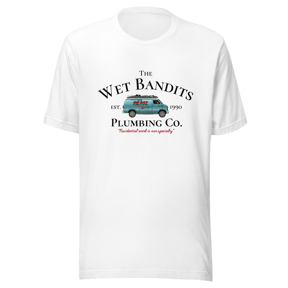 Thumbnail: Wet Bandits Plumbing Co. Unisex T-Shirt