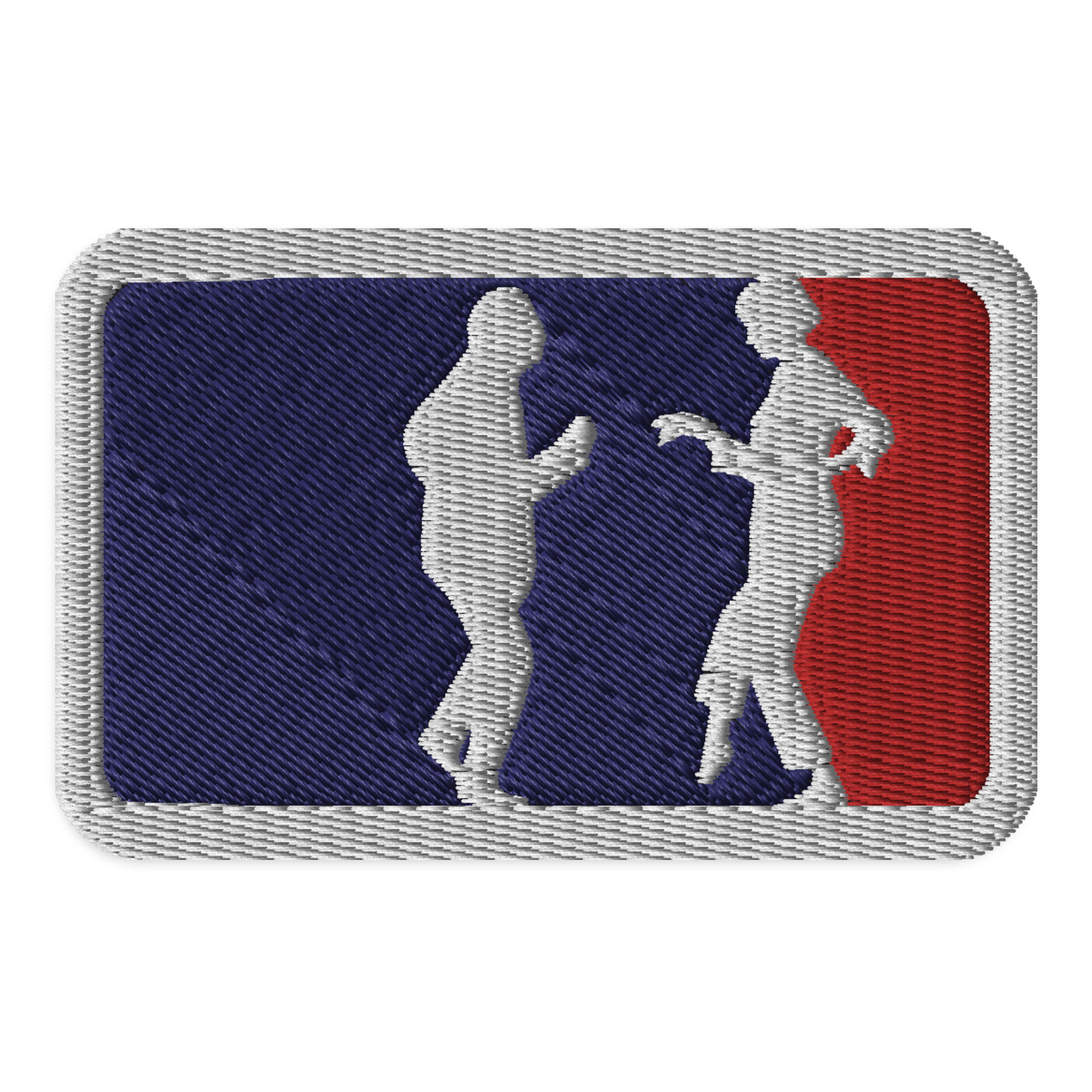 I Have to Powder my Nose Baseball Crossover Embroidered patch